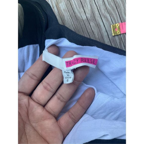 Tracy Reese NWT Meridian Lace Maxi Dress Black Overlay, Size 6, MSRP $399 - Picture 4 of 10